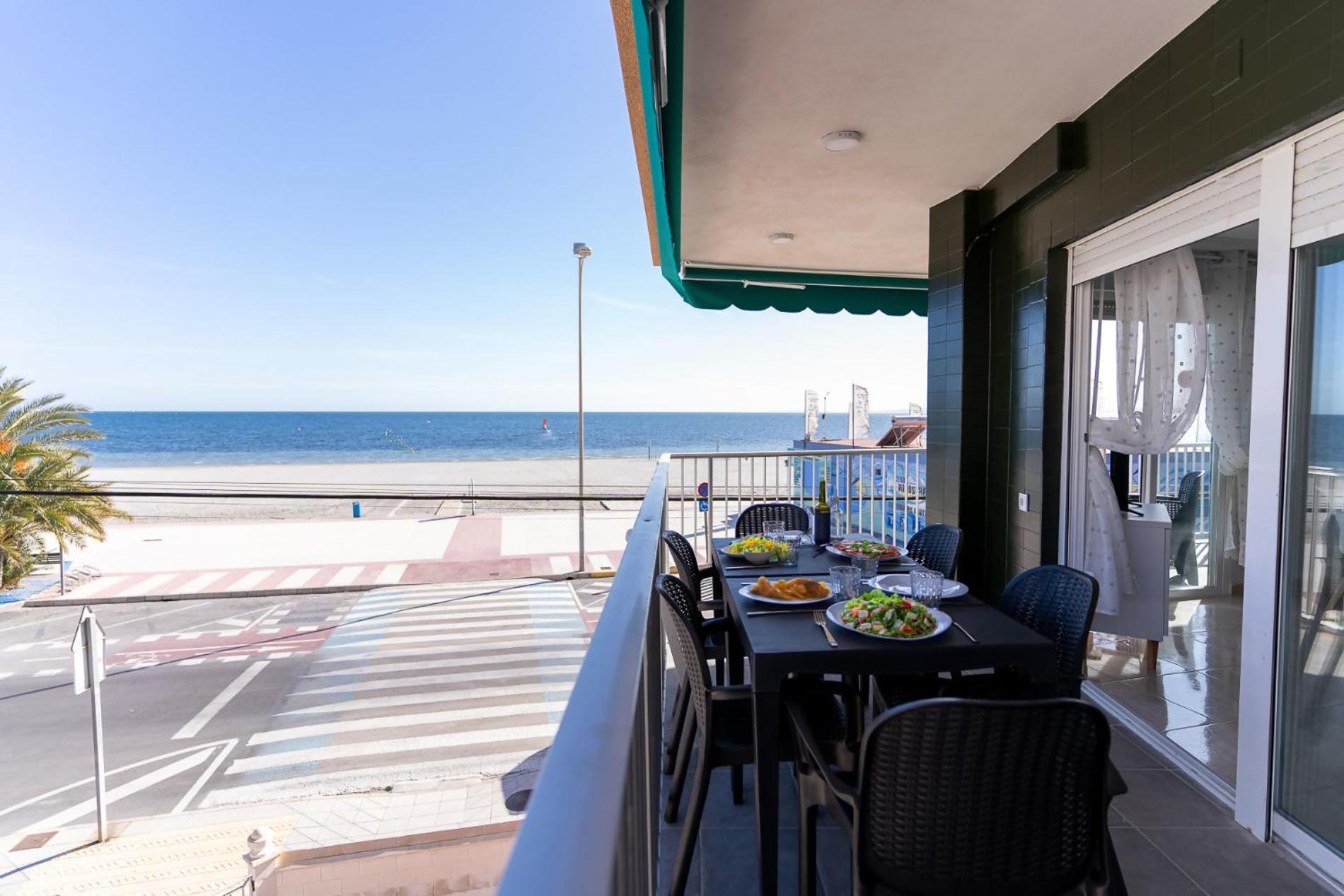 Rentafive Primera Linea Terraza Reformado Santa Pola Zewnętrze zdjęcie